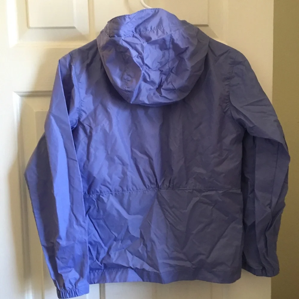 Columbia purple windbreaker jacket with hood size 10/12 - Picture 3 of 8